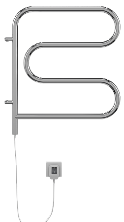 Электро 25 F-обр 600х600 поворотный Полотенцесушитель TERMINUS Великий Новгород - фото 2